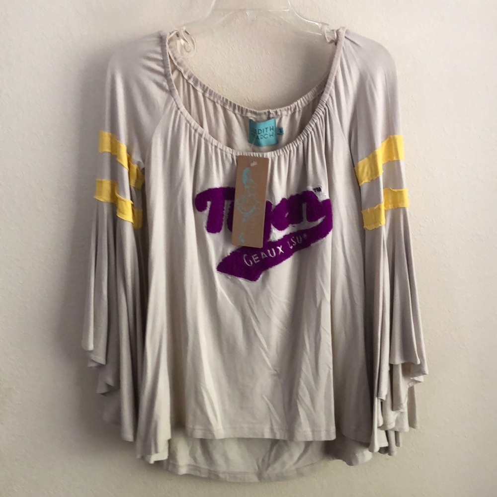NWT Judith March LSU gameday shirt (S)